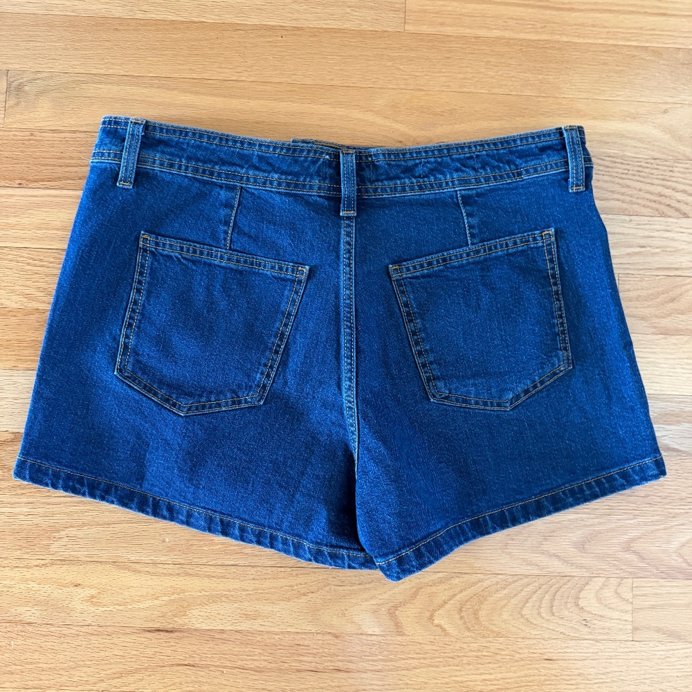 NWT Universal Thread Sailor Shorts High Rise Denim Three (3) Pairs Size 14 - Picture 6 of 14